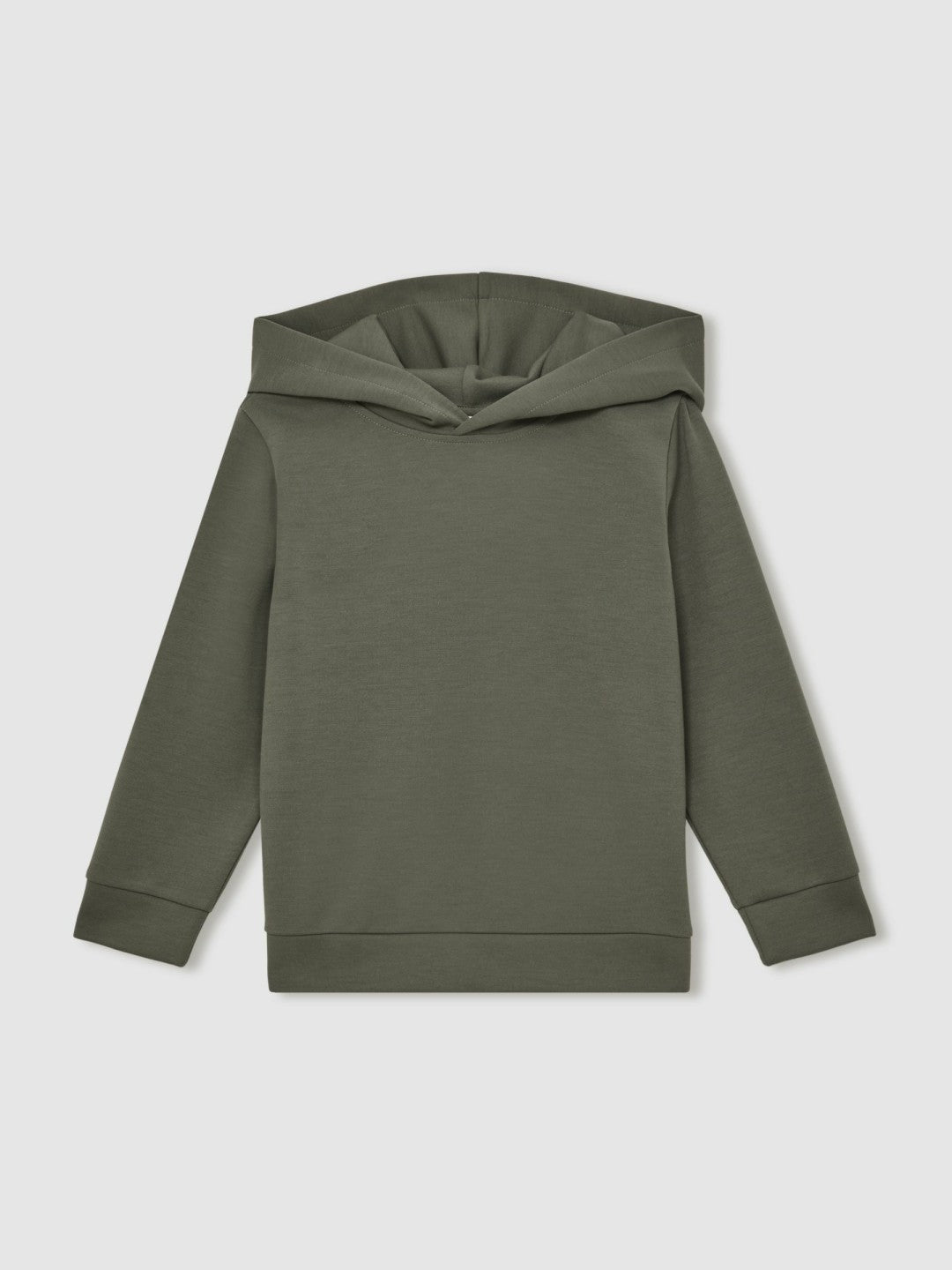 3-9 yrs Interlock Jersey Hoodie in Dark Sage Children & Baby | Reiss