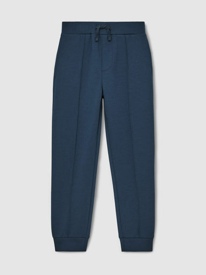 9-13 yrs Interlock Drawstring Joggers in Ocean Blue Children & Baby | Reiss