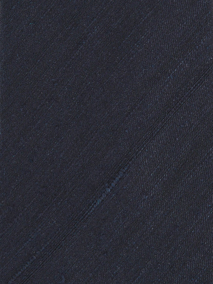 Silk Blend Textured Tie in Navy Men | Reiss