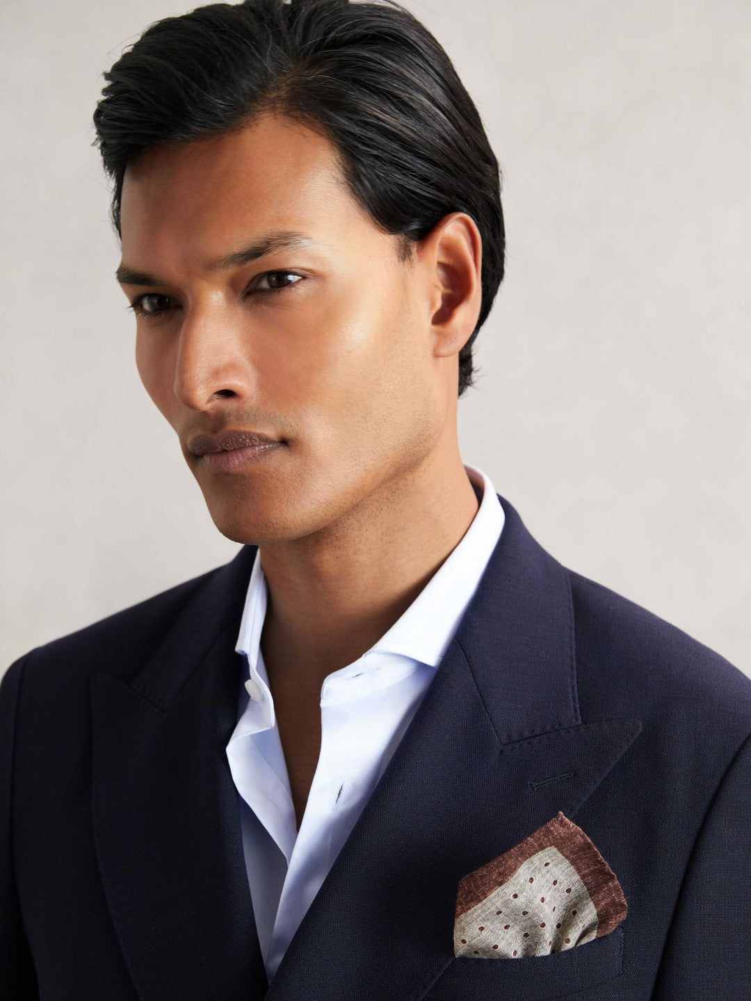 Pocket Squares in Grey Melange Men | Reiss