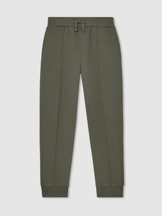 13-14 yrs Interlock Drawstring Joggers in Dark Sage Children & Baby | Reiss