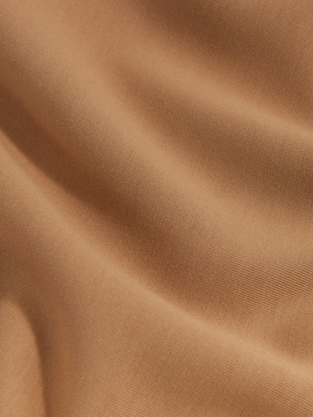 Interlock Jersey Crew Neck T-Shirt in Light Camel Brown Men | Reiss