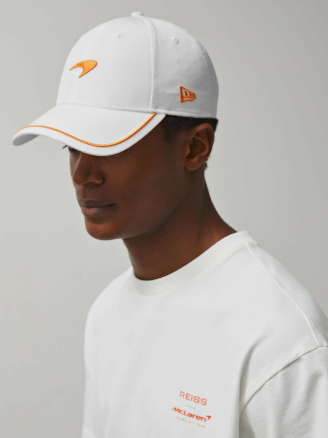 McLaren F1 Team Speedmark Logo Cap Unisex Fit in White Men | Reiss