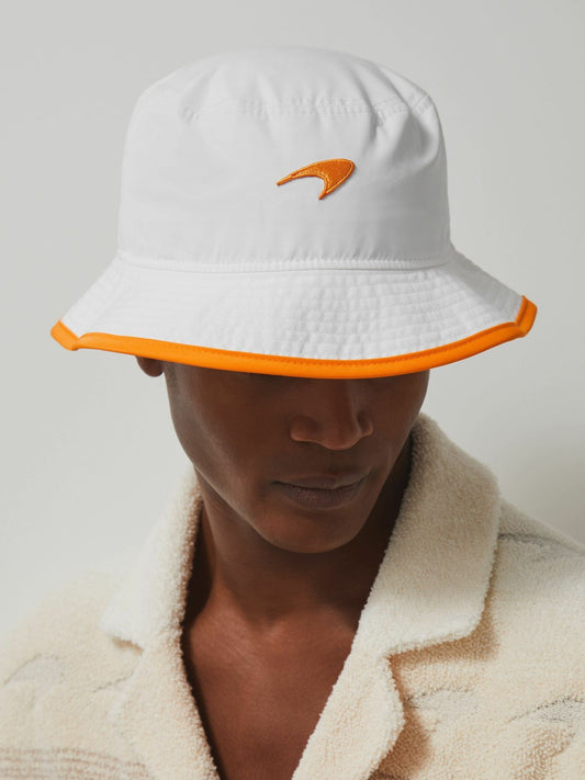 McLaren F1 Team Speedmark Bucket Hat in White Men | Reiss