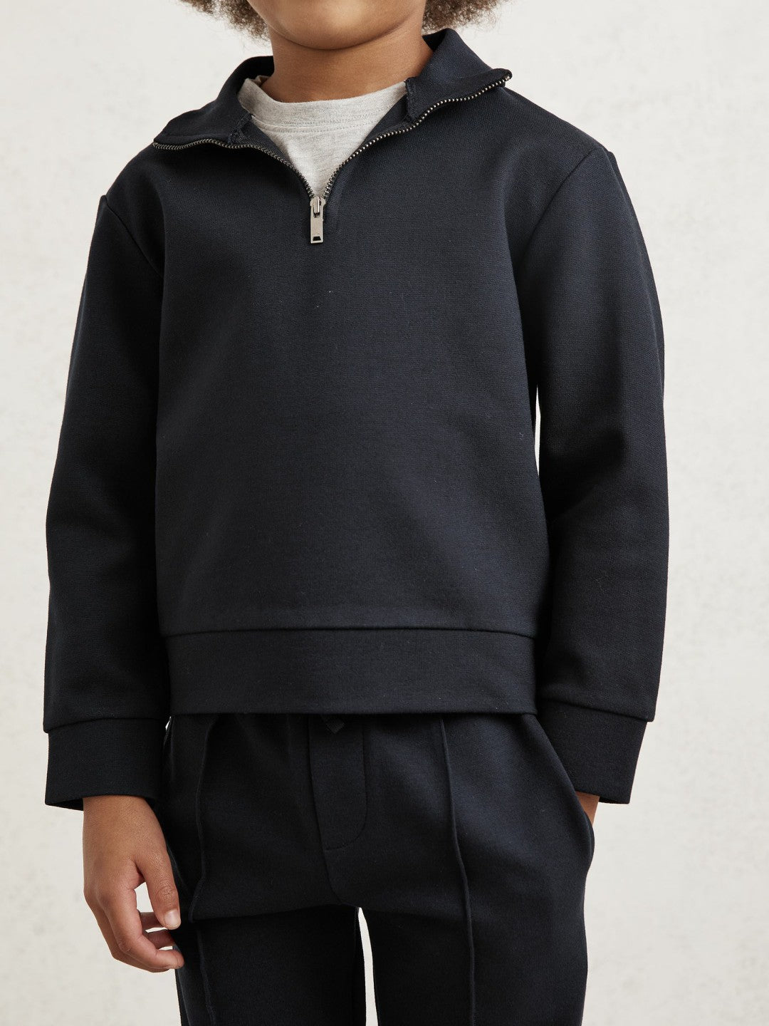 3-9 yrs Interlock Sweatshirt and Trousers Set in Navy Blue Children & Baby | Reiss