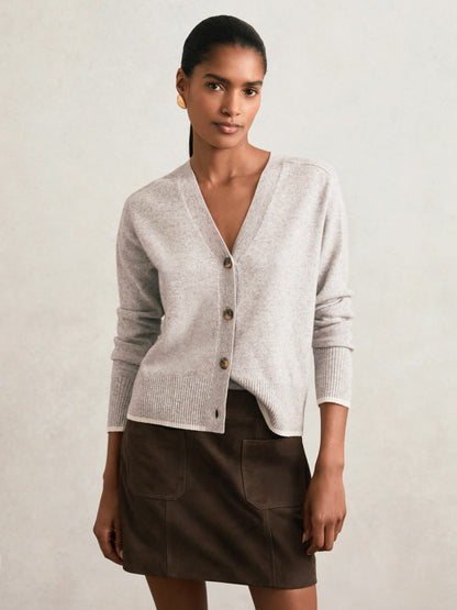 Mini Suede Patch Pocket Skirt in Chocolate Brown Women | Reiss