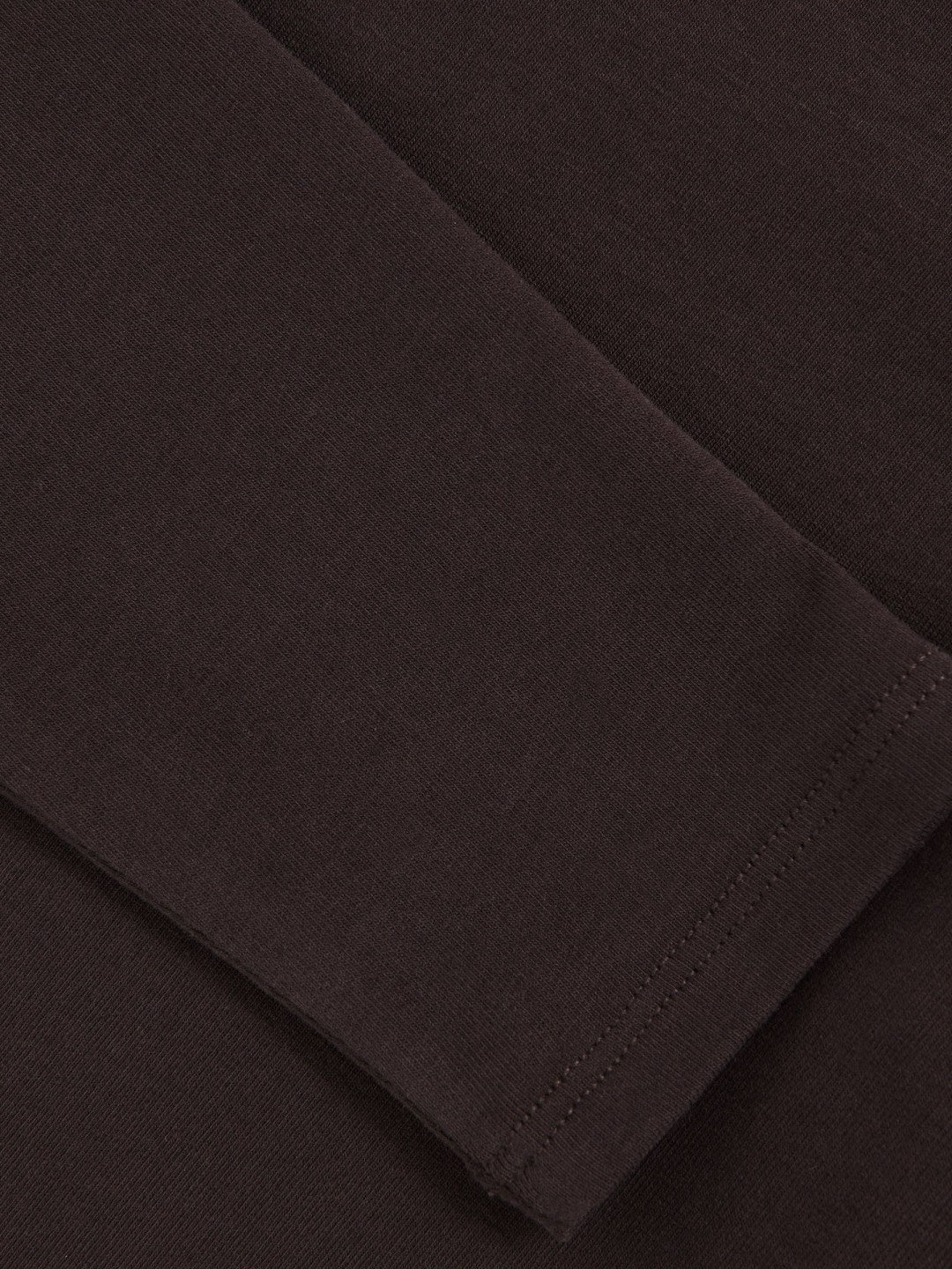 Cotton Crew-Neck Long-Sleeve T-Shirt With Stretch in Plum Purple Women | Reiss