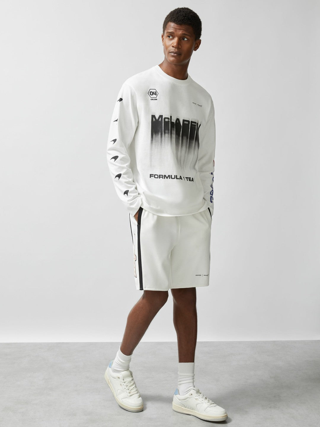 McLaren F1 Team British GP T-Shirt Unisex Fit in White Men | Reiss