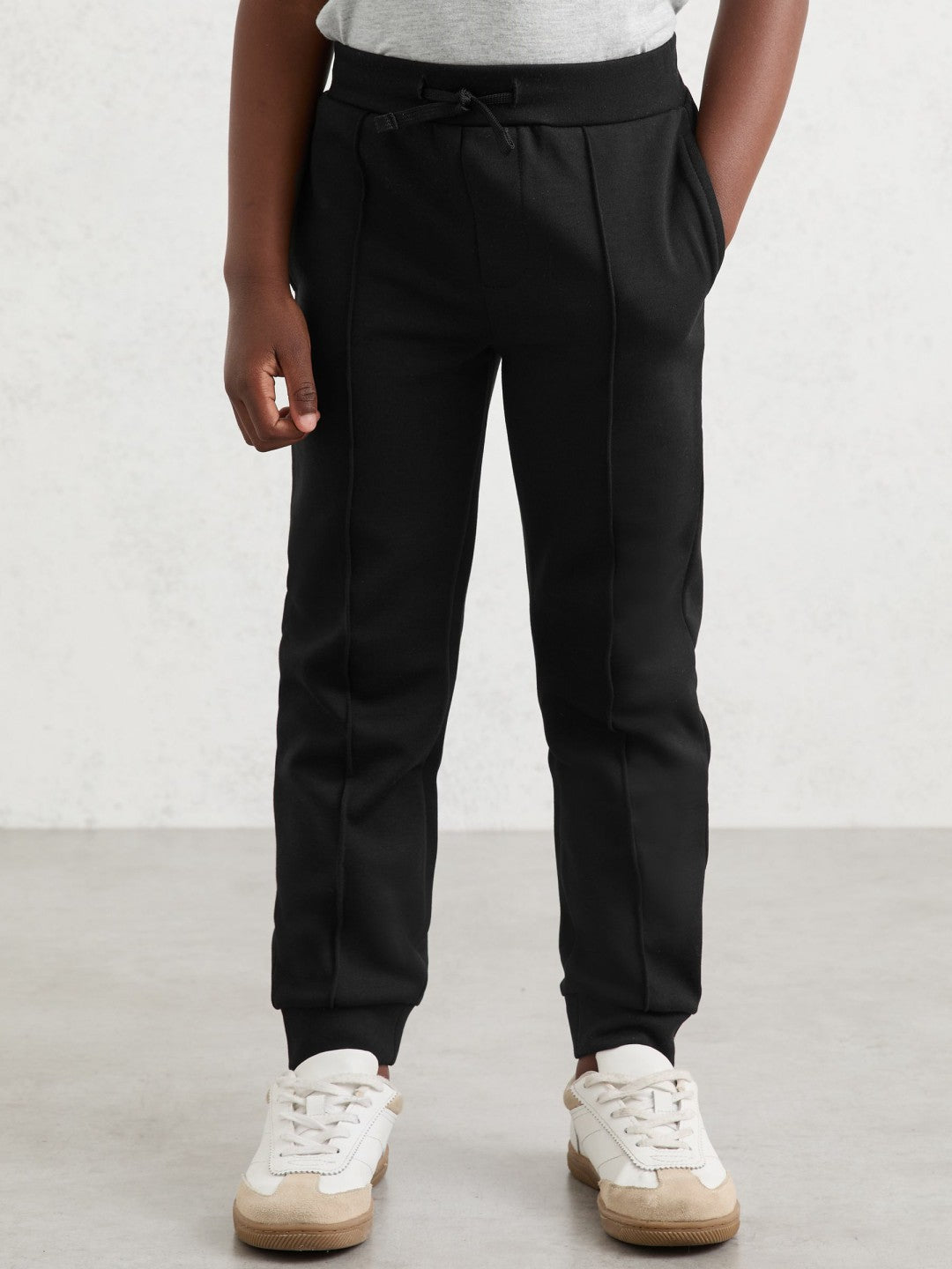 9-13 yrs Interlock Drawstring Joggers in Black Children & Baby | Reiss