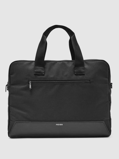 Woven Briefcase in Black Men | Reiss