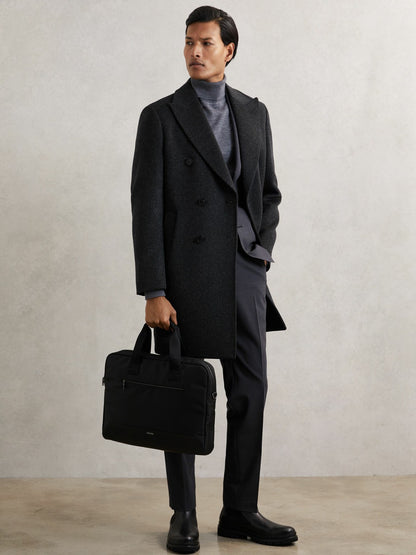 Woven Briefcase in Black Men | Reiss
