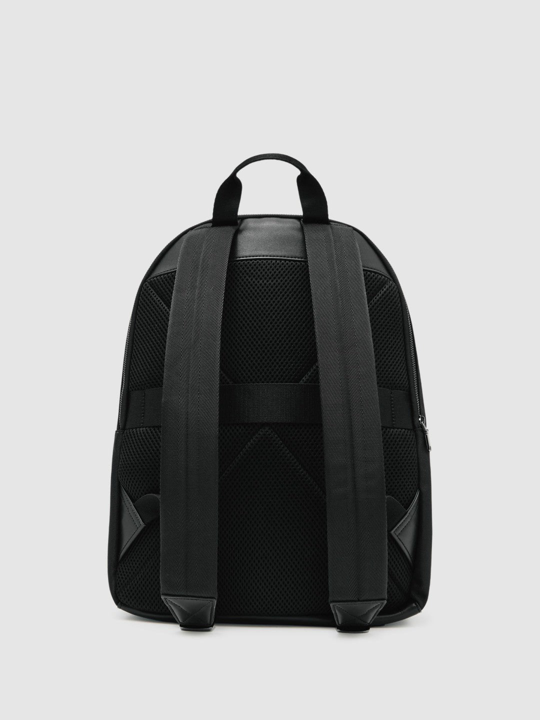 Woven Zipped Backpack in Black Men | Reiss
