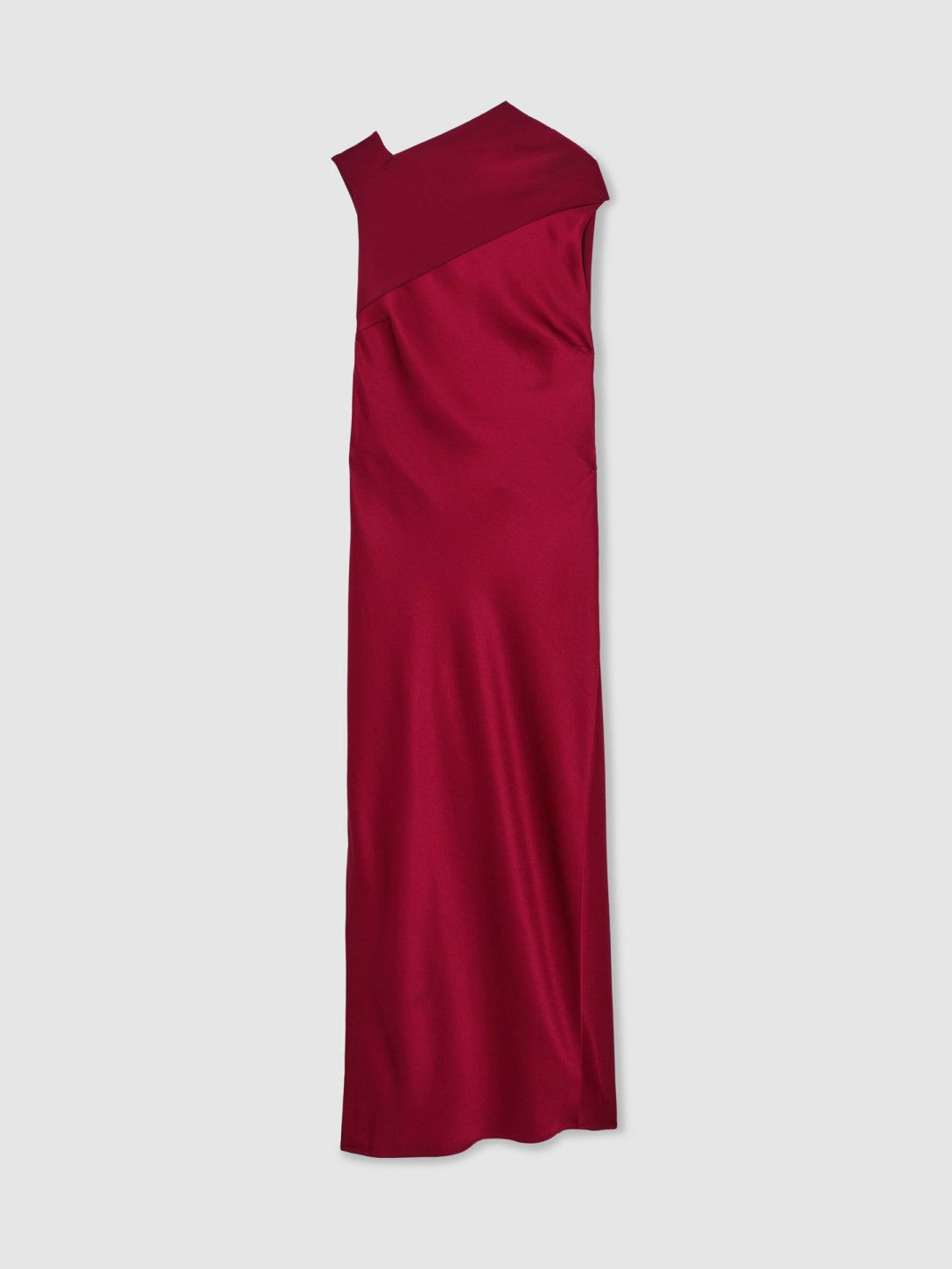 Petite Back Detail Midi Dress in Red Women | Reiss