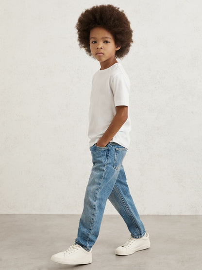 9-13 yrs Crew Neck T-Shirt in White Children & Baby | Reiss