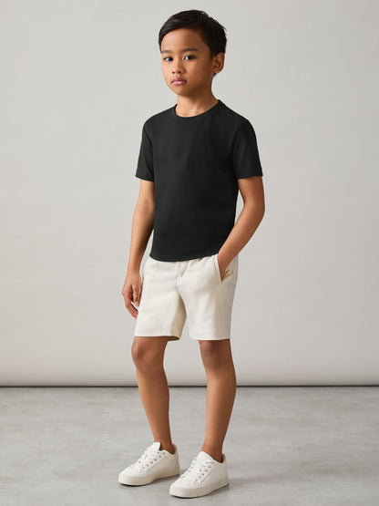 9-13 yrs Crew Neck T-Shirt in Black Children & Baby | Reiss
