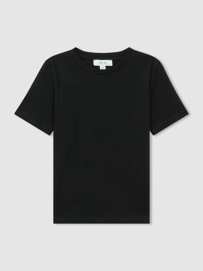 9-13 yrs Crew Neck T-Shirt in Black Children & Baby | Reiss