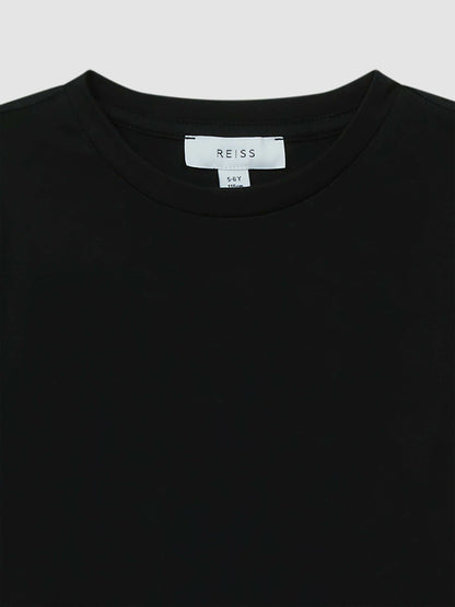 9-13 yrs Crew Neck T-Shirt in Black Children & Baby | Reiss