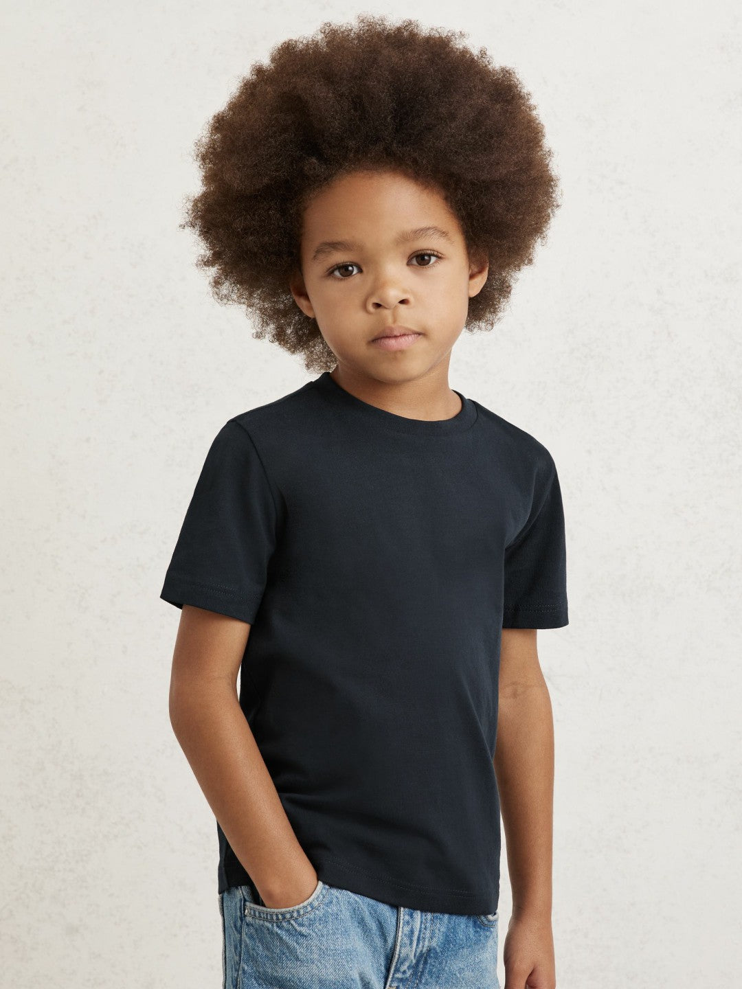 9-13 yrs Crew Neck T-Shirt in Navy Children & Baby | Reiss