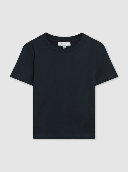 9-13 yrs Crew Neck T-Shirt in Navy Children & Baby | Reiss