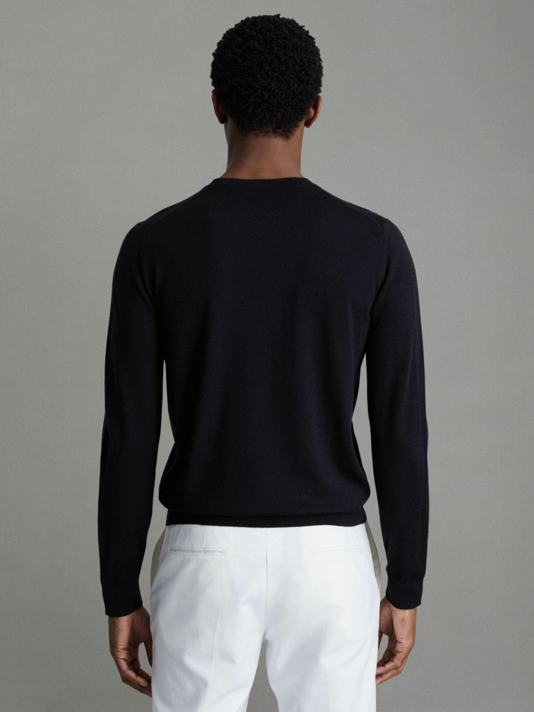 Pack of Two Merino Wool Jumpers in Navy Men | Reiss