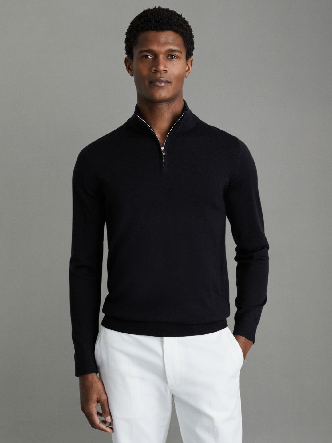 Pack of Two Merino Wool Jumpers in Navy Men | Reiss