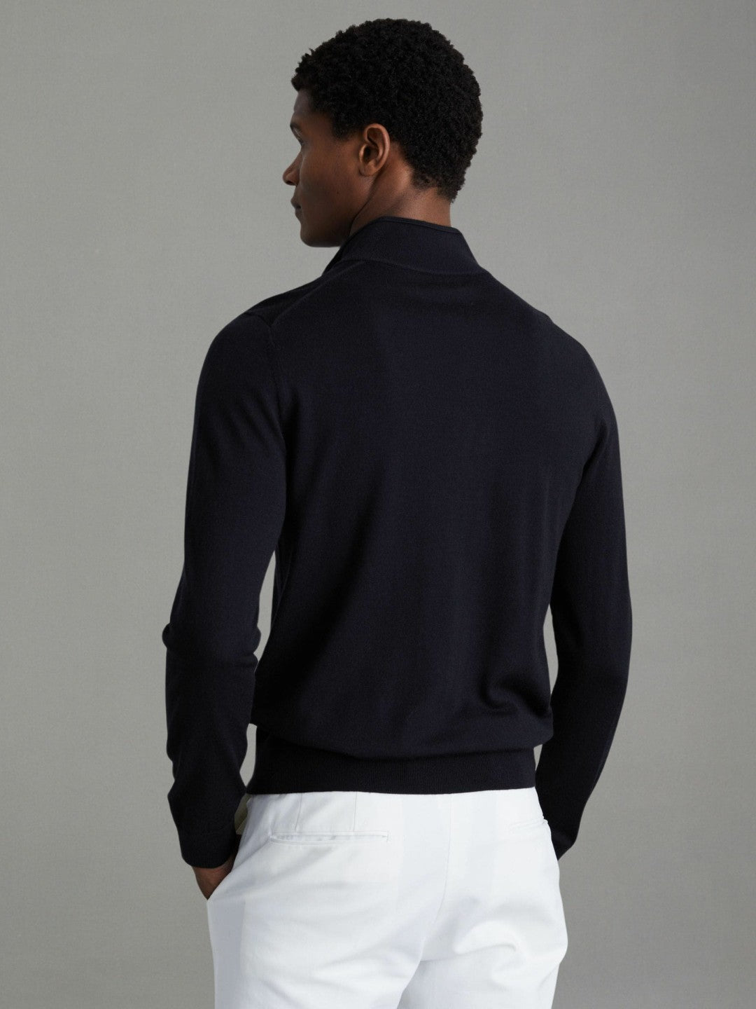 Pack of Two Merino Wool Jumpers in Navy Men | Reiss