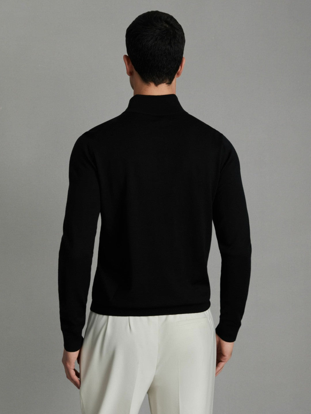 Pack of Two Merino Wool Jumpers in Black Men | Reiss