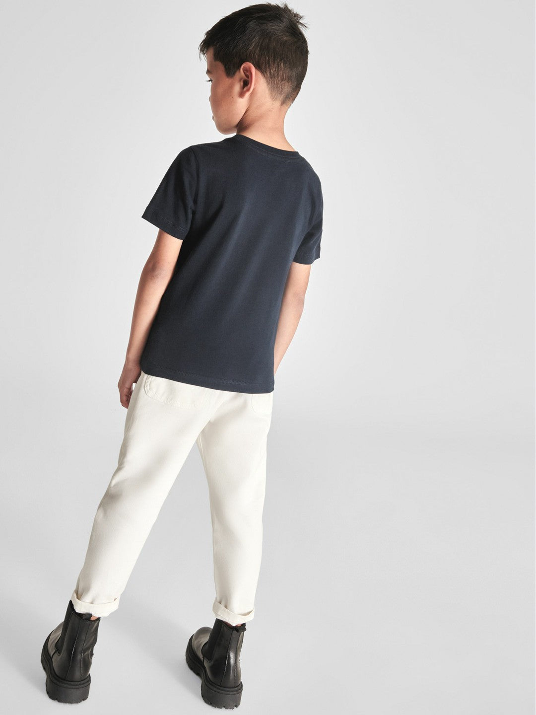 4-9 yrs Crew Neck T-Shirt in Navy Children & Baby | Reiss