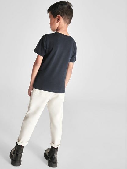 4-9 yrs Crew Neck T-Shirt in Navy Children & Baby | Reiss