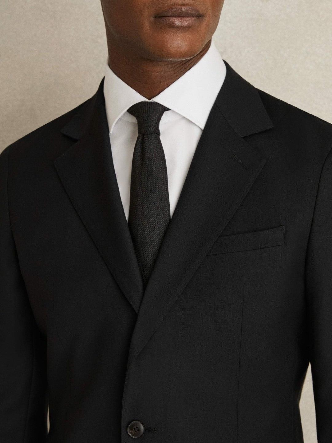 Regular Fit Cotton Sateen Striped Shirt in White Men | Reiss
