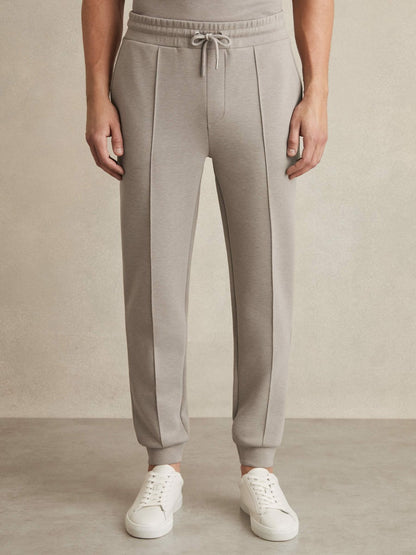 Drawstring Jersey Joggers in Taupe Men | Reiss