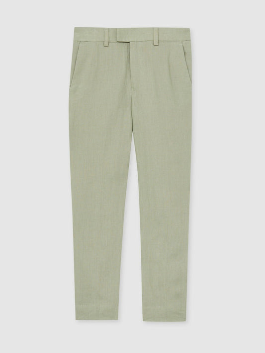 Linen Suit Shorts in Apple Children & Baby | Reiss