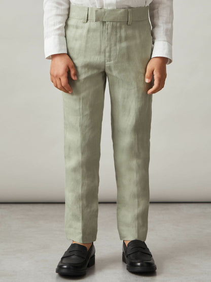 Linen Suit Shorts in Apple Children & Baby | Reiss