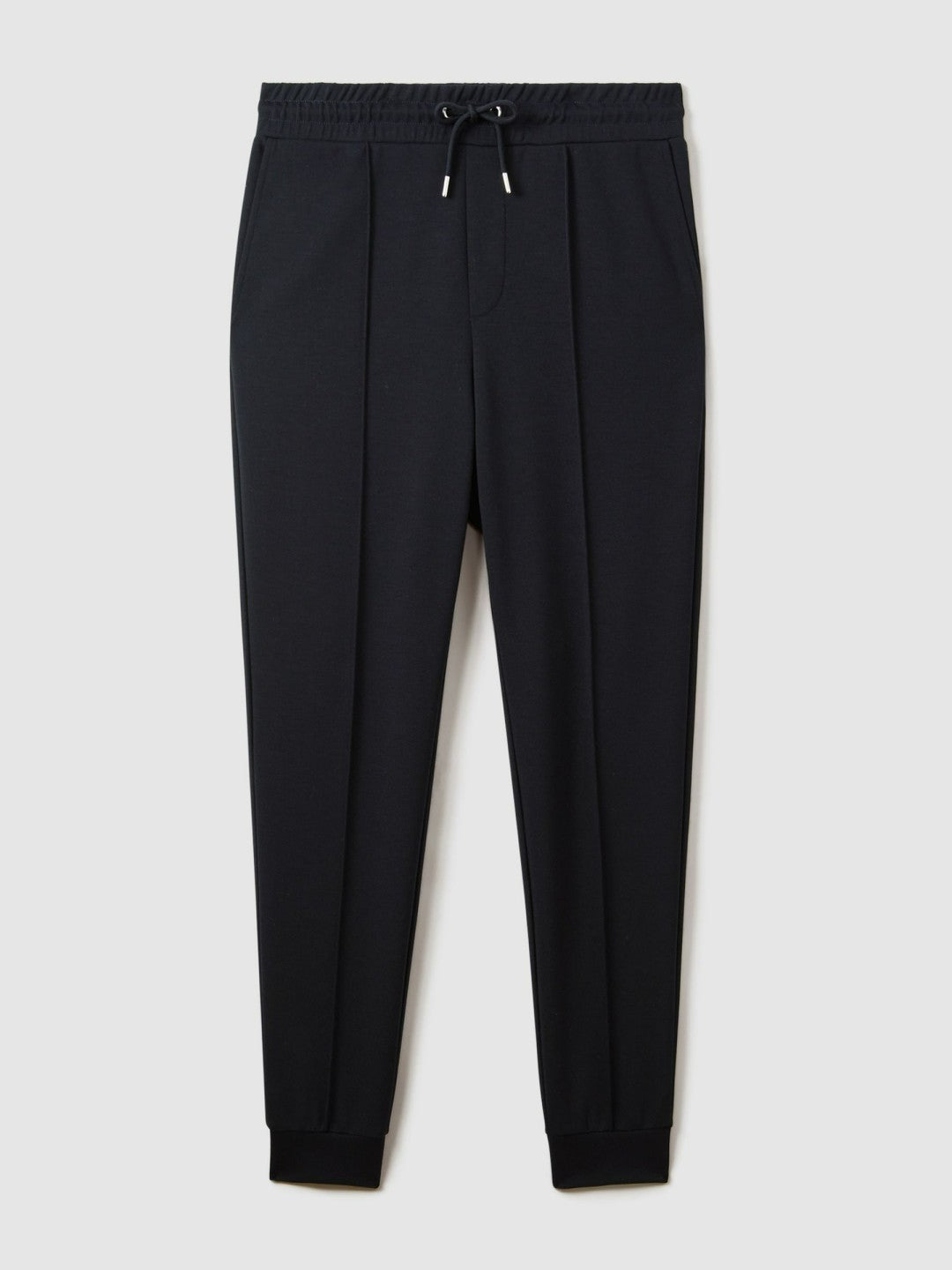 Drawstring Jersey Joggers in Navy Blue Men | Reiss