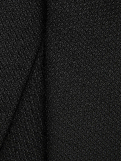 Textured Silk Blend Tie in Black Men | Reiss