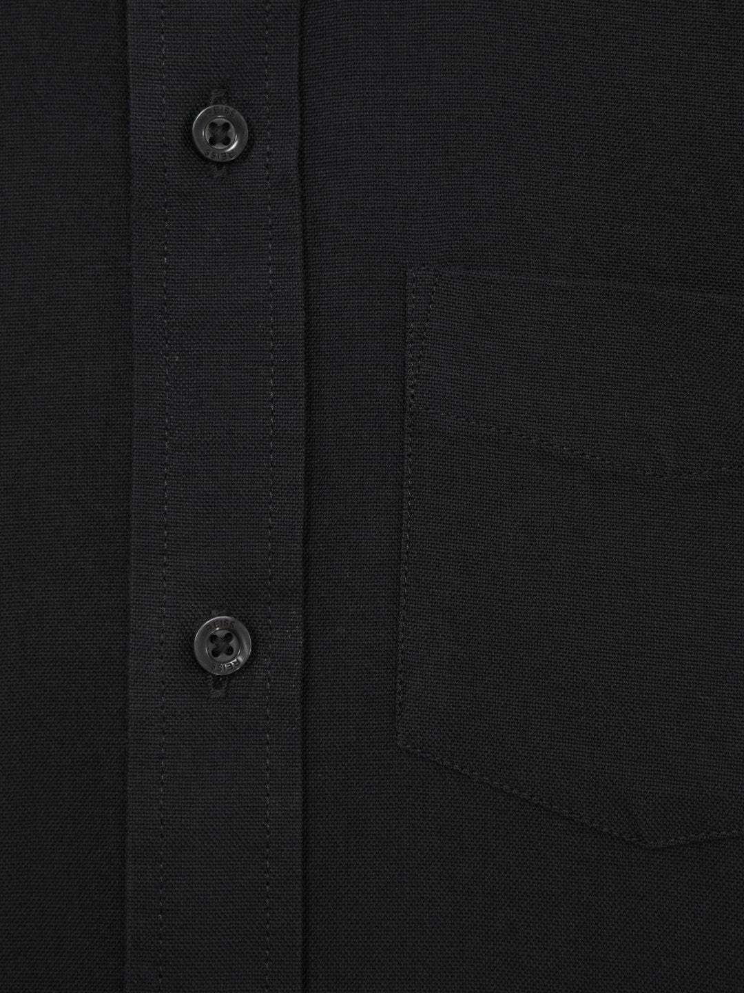 3-9 yrs Button Down Oxford Shirt in Black Children & Baby | Reiss