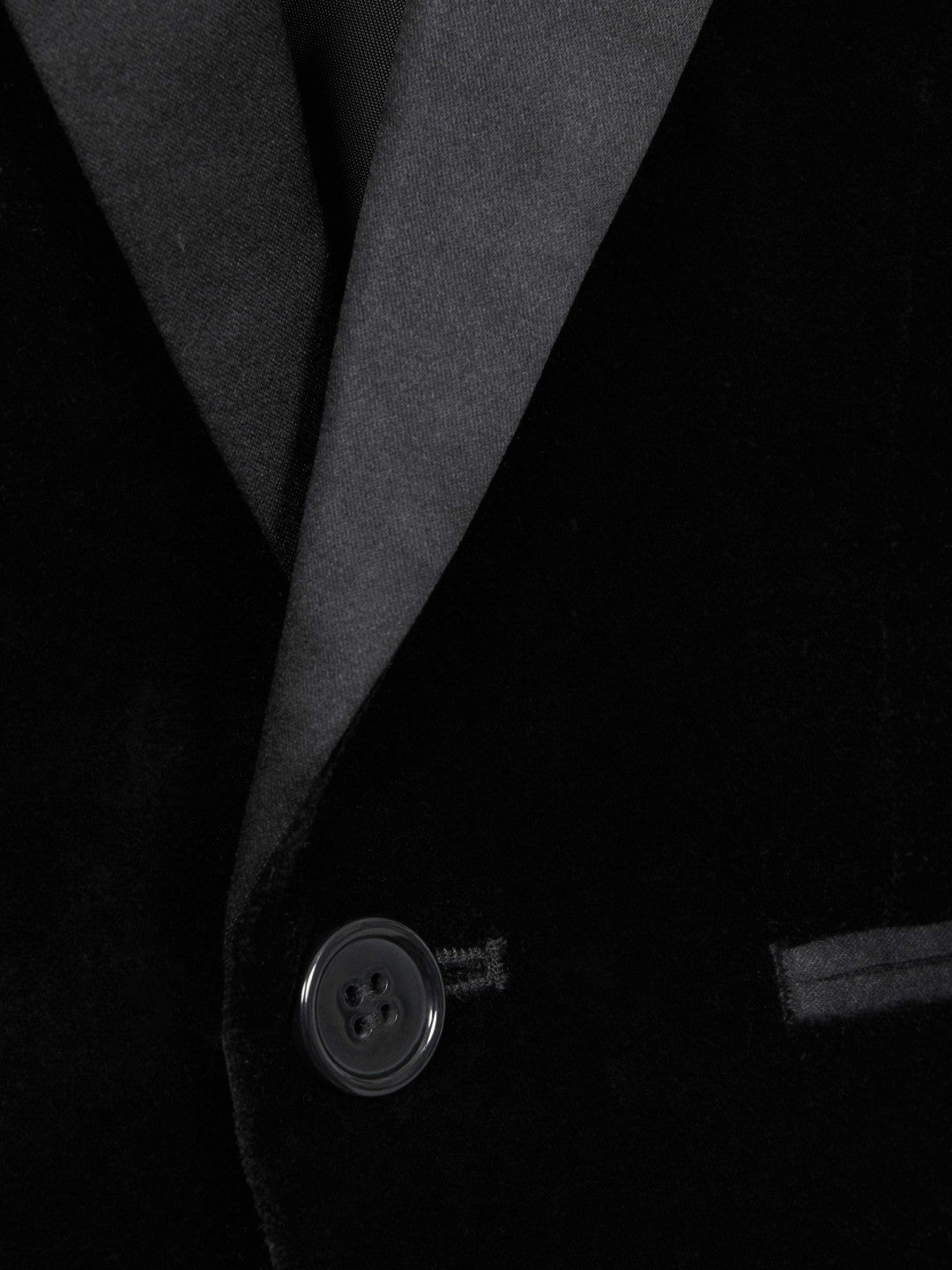 13-14 yrs Single Breasted Velvet Blazer in Black Children & Baby | Reiss