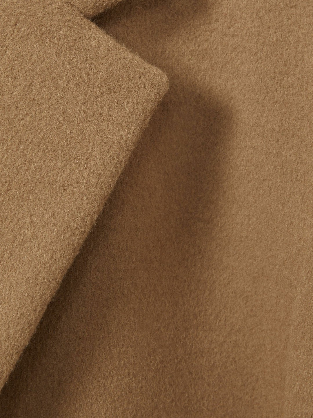Wool Blend Single Breasted Epsom Overcoat in Camel Men | Reiss