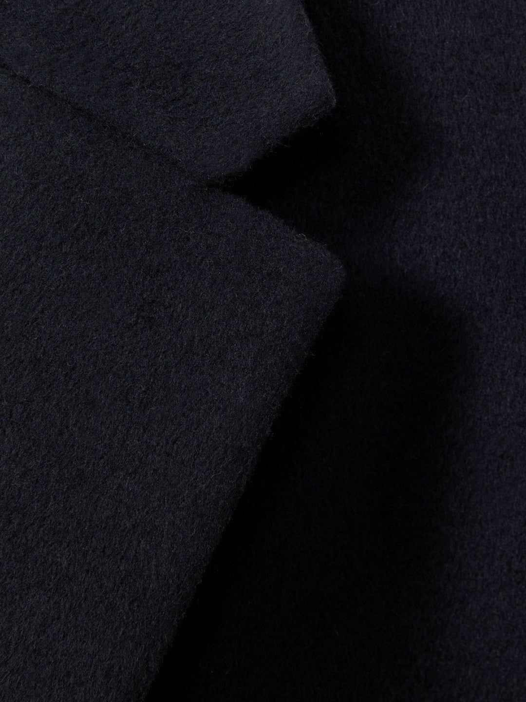 Wool Blend Single Breasted Epsom Overcoat in Navy Men | Reiss