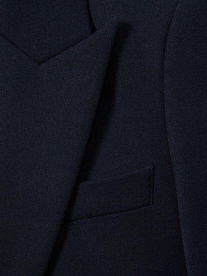 Petite Tailored Single Breasted Suit Blazer in Navy Women | Reiss
