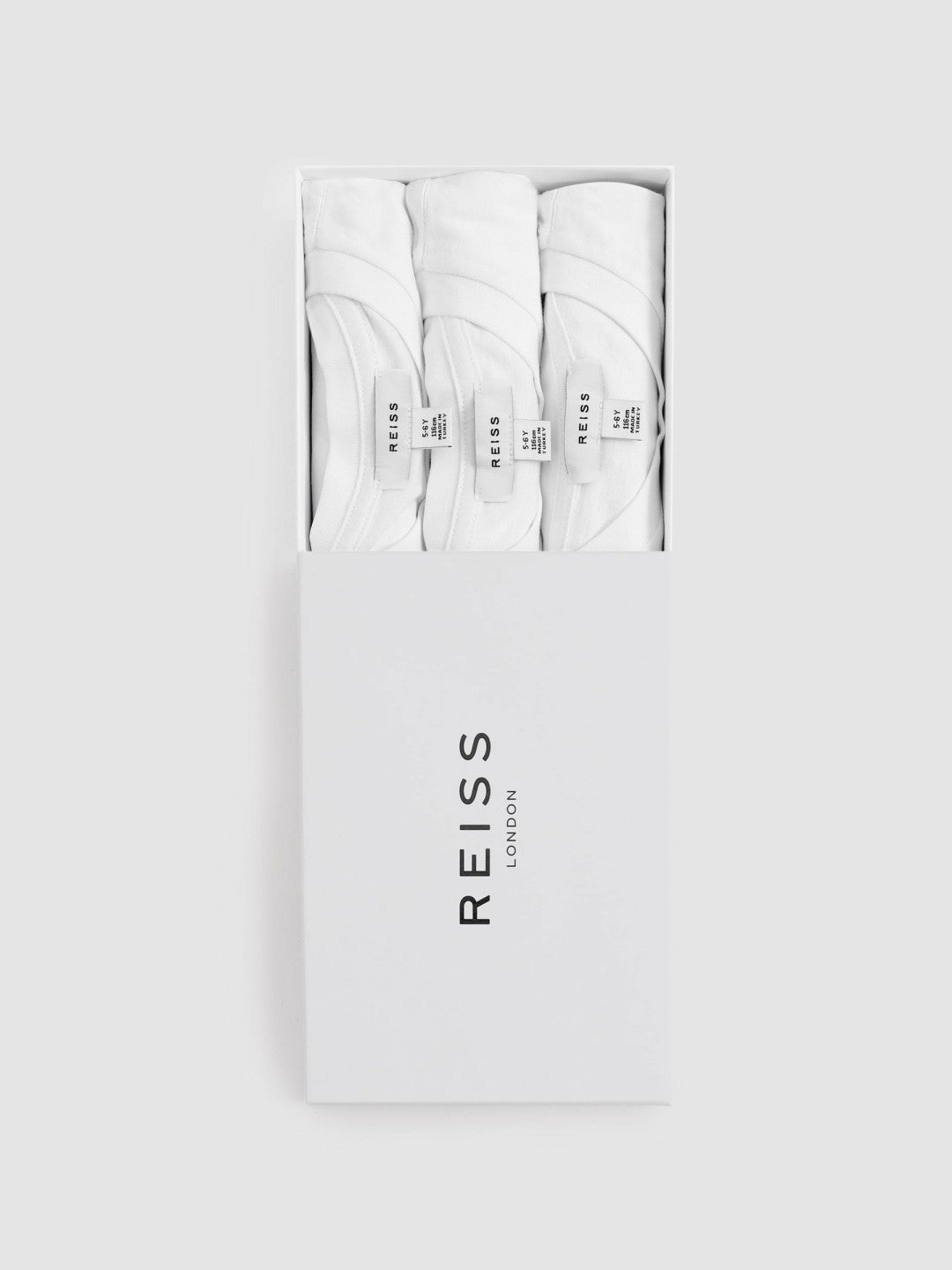 9-13 yrs Three Pack Of Crew Neck T-Shirts in White Children & Baby | Reiss