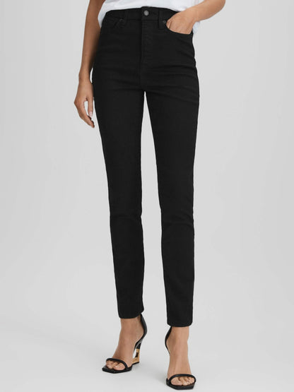 Good American Ultra High Skinny Jeans in Black Women | Reiss