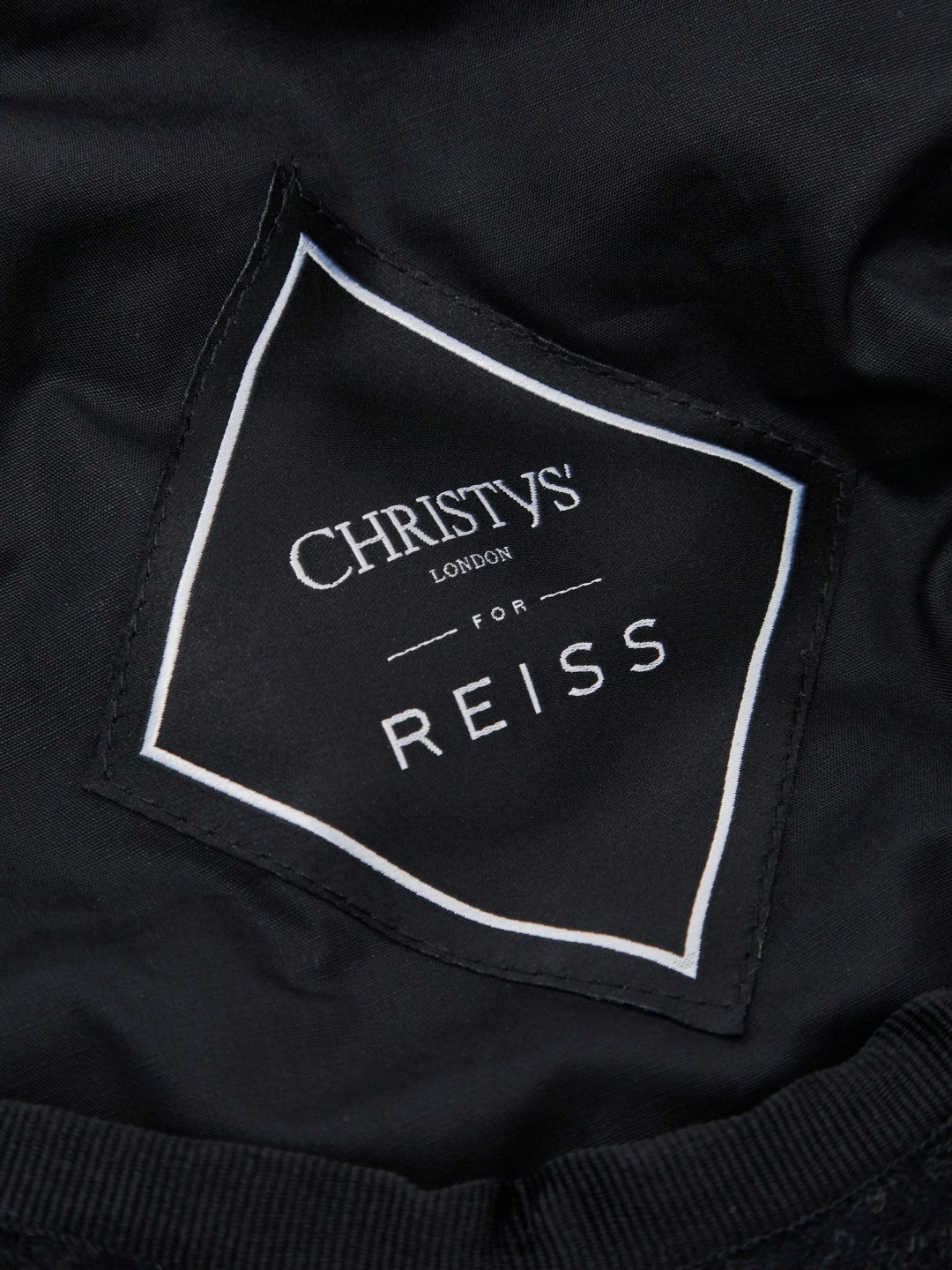 Wool Blend Baker Boy Cap in Navy Men | Reiss