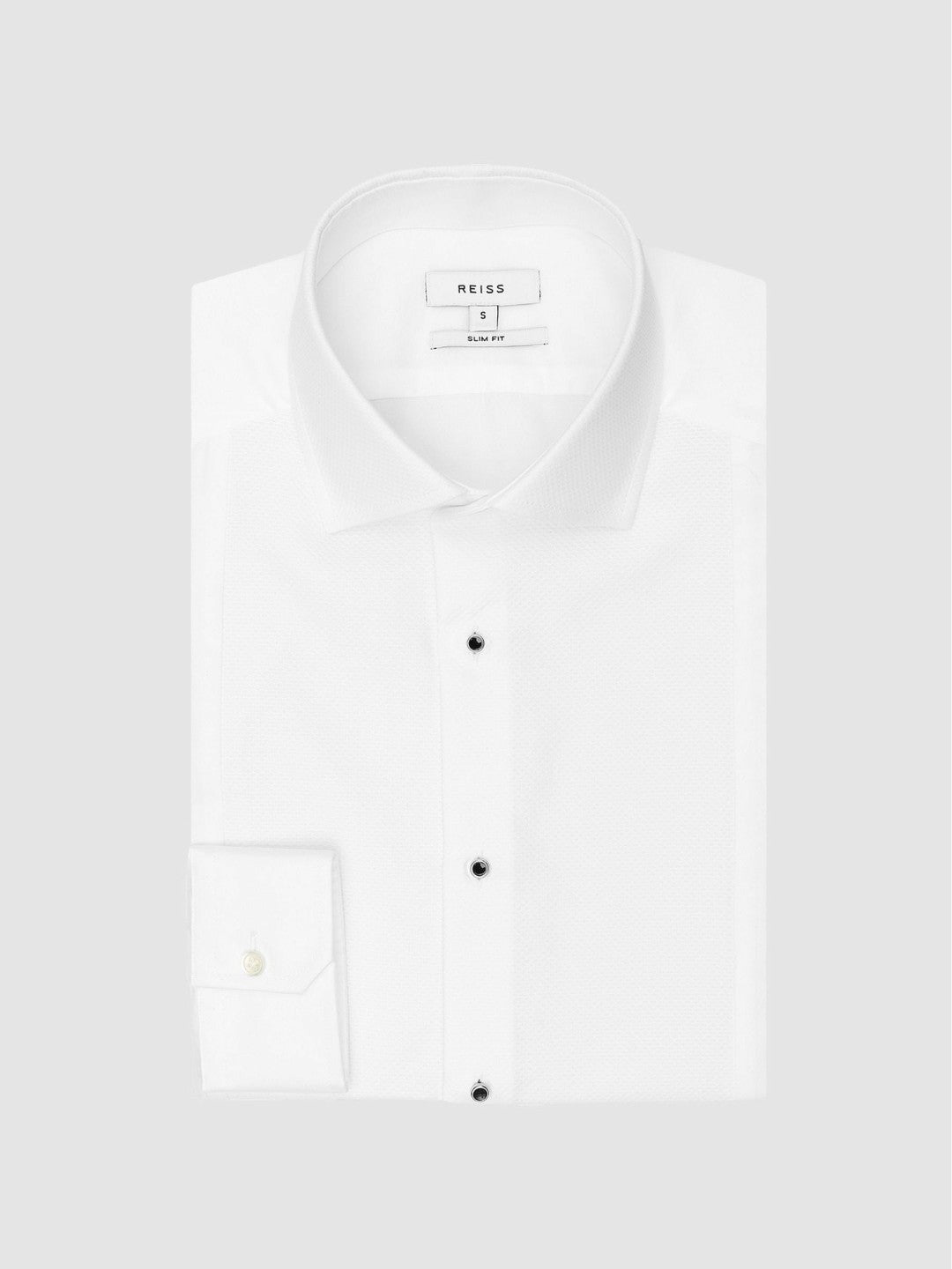 Slim Fit Dinner Shirt in White Men | Reiss