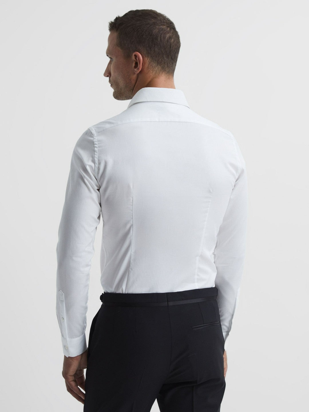 Slim Fit Dinner Shirt in White Men | Reiss