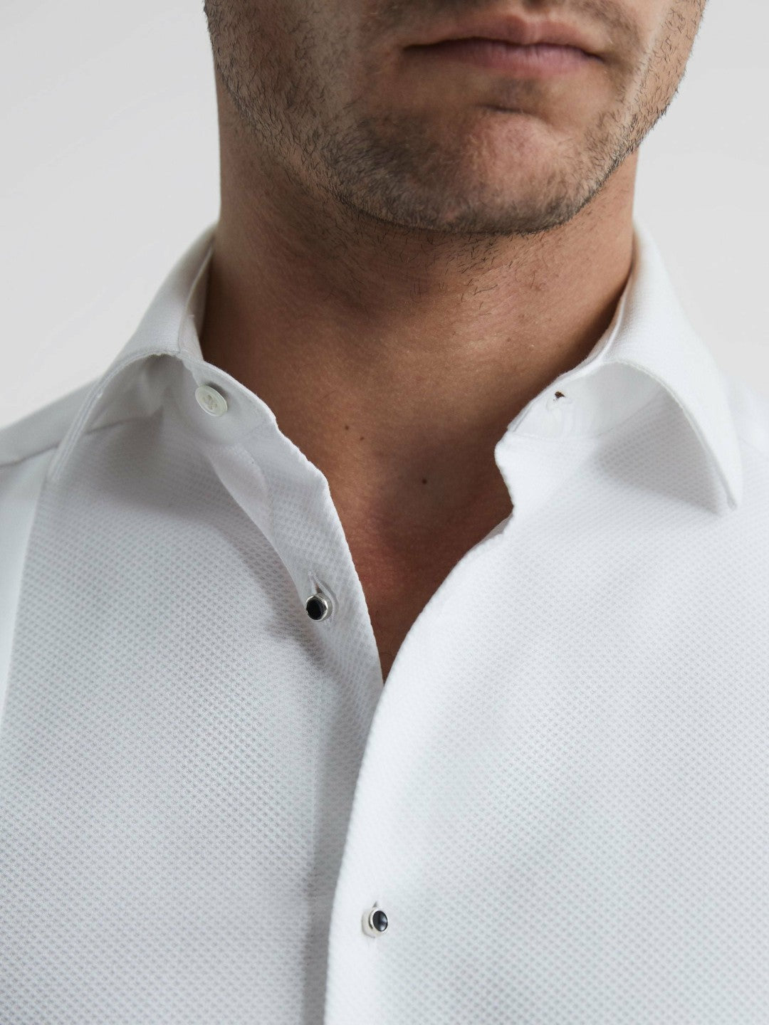 Slim Fit Dinner Shirt in White Men | Reiss