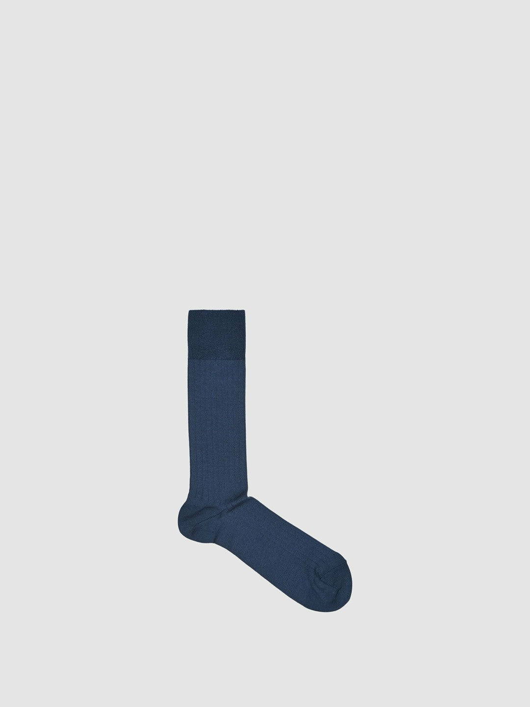 Ribbed Socks in Airforce Blue Men | Reiss