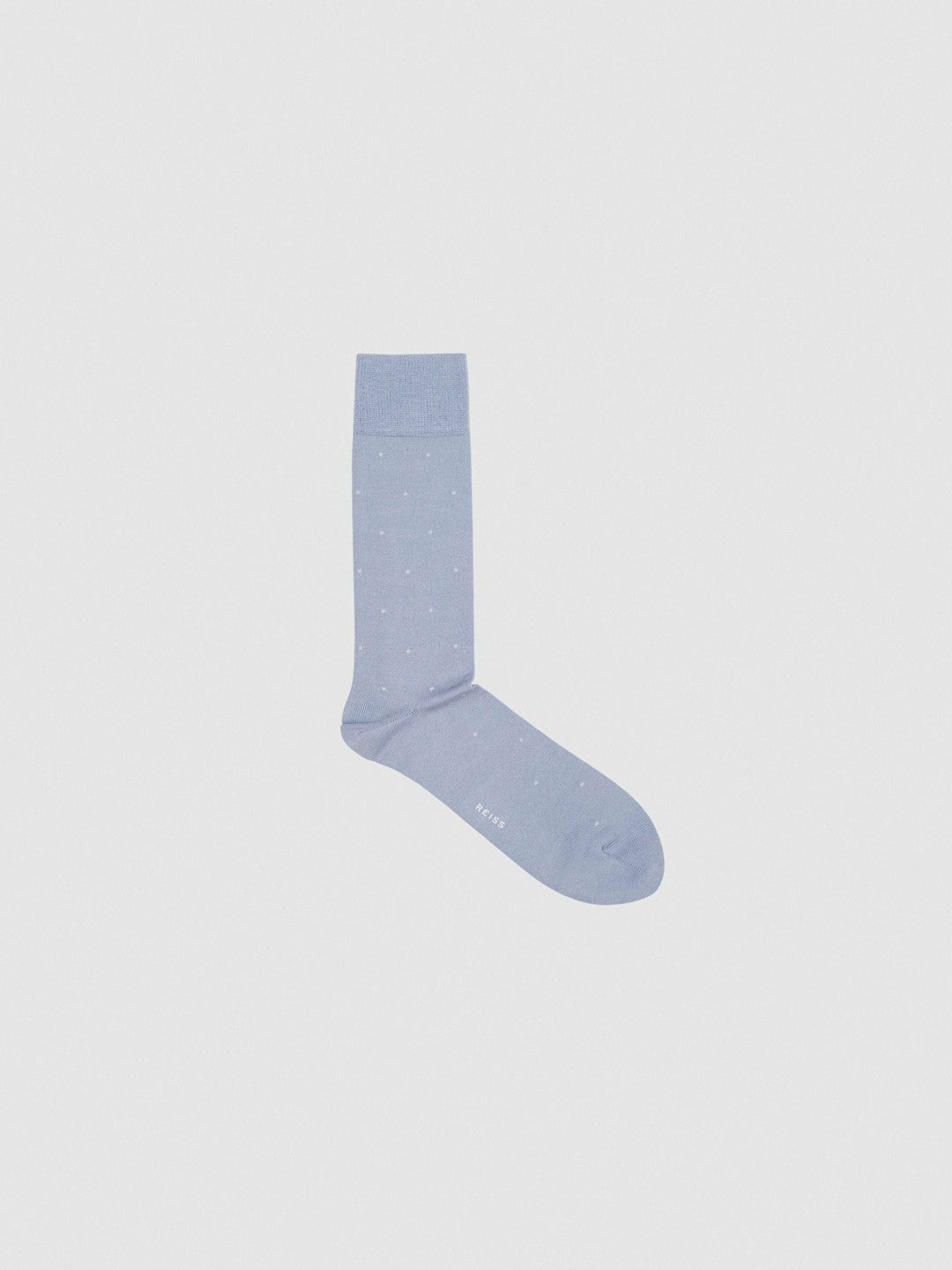 Polka Dot Socks in Airforce Blue Men | Reiss