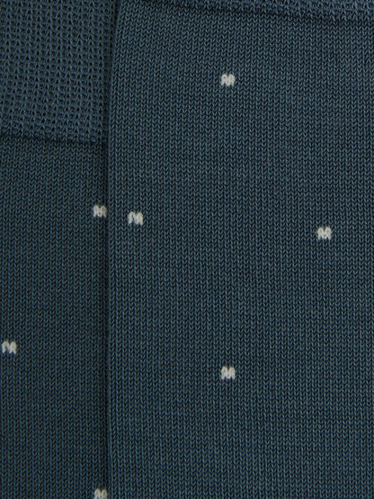 Polka Dot Socks in Airforce Blue Men | Reiss