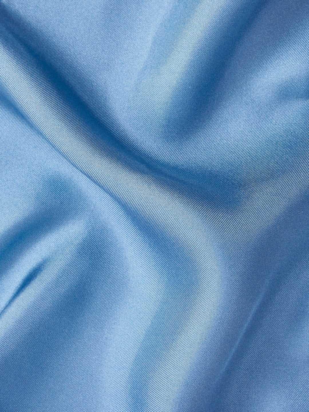 Plain Silk Pocket Square in Airforce Blue Men | Reiss